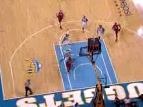 Mardy Collins comes up with the steal and gets the ball ahea