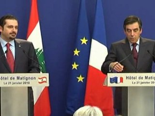 Saad Hariri et François Fillon