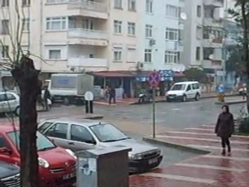 Çanakkale'de kar yağışı