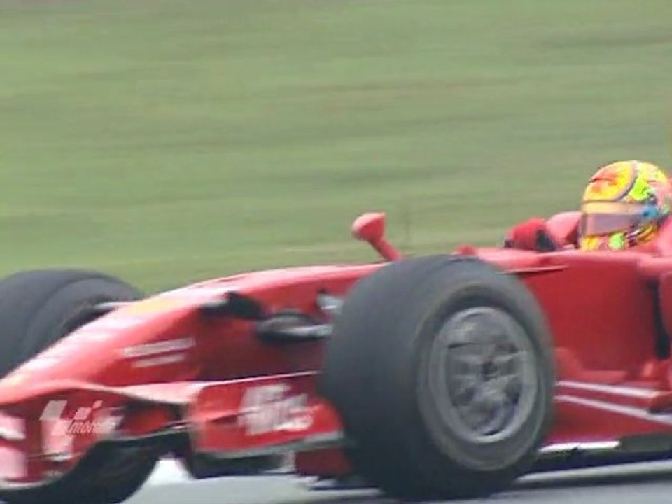 Rossi avec Ferrari à Barcelone