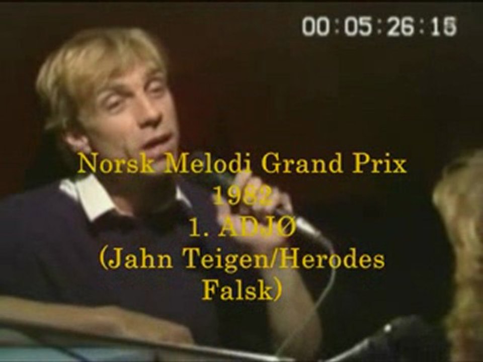 Norway 1982 - Song 1 - Adjø (½ song!)