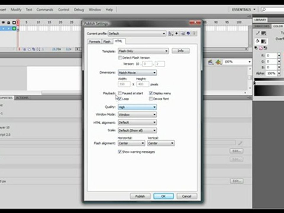 Adobe Flash Beginner Tutorial (HD)