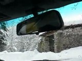 Mercedes Benz dans la neige w123 td / 2