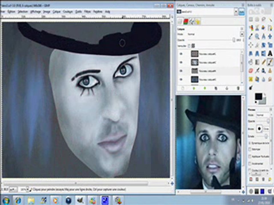 Speed painting Dero Goi (Oomph!) by Chibi_kira17