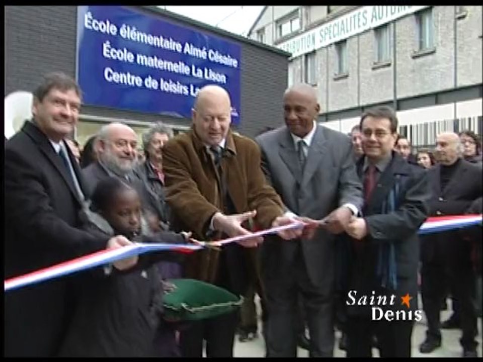 Saint-Denis : inauguration du groupe scolaire Aimé Césaire