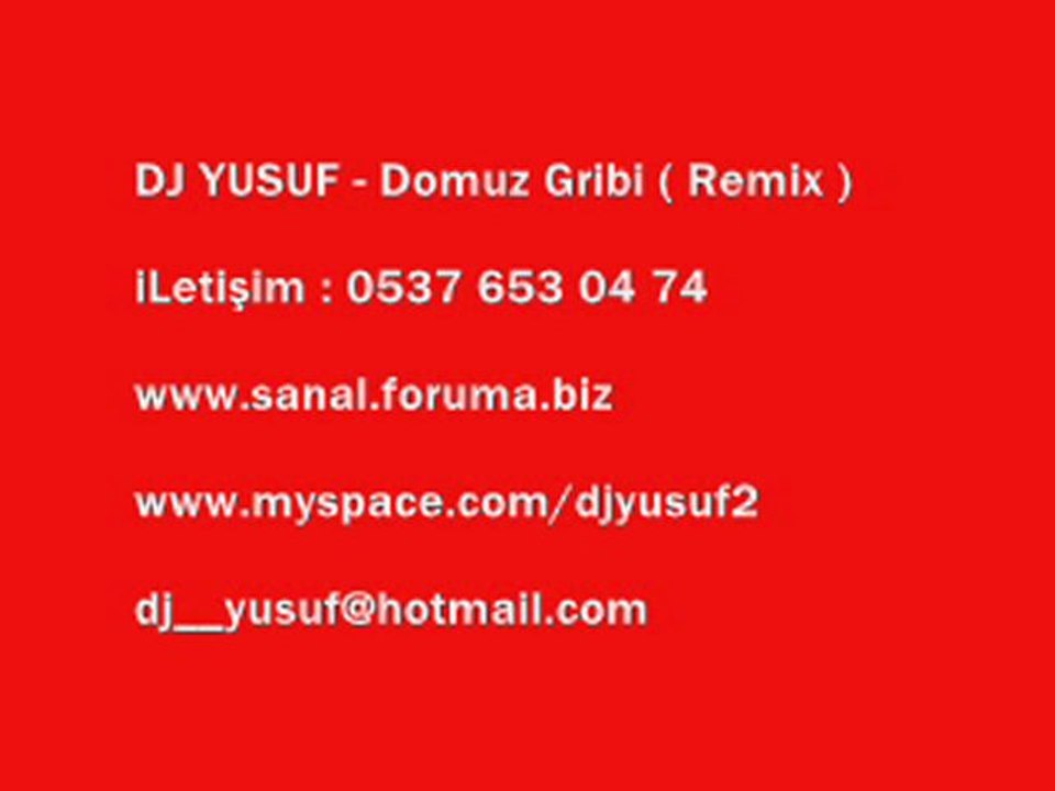 DJ YUSUF vs Oğuzhan Koç - Domuz Gribi ( Remix )