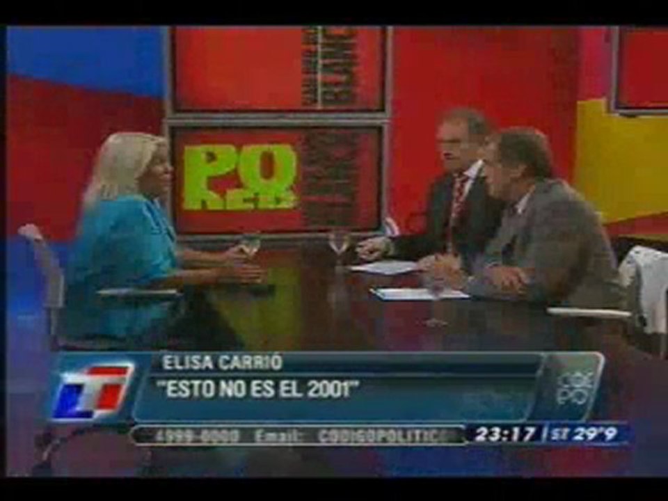 Carrio se dio vuelta otra vez