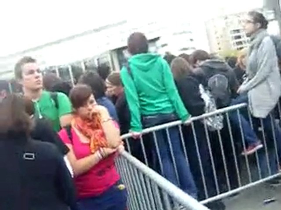 Concert Green Day - 4/10/09 - Bercy - File d'attente