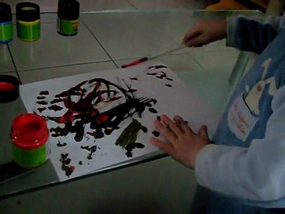 Angel et la peinture