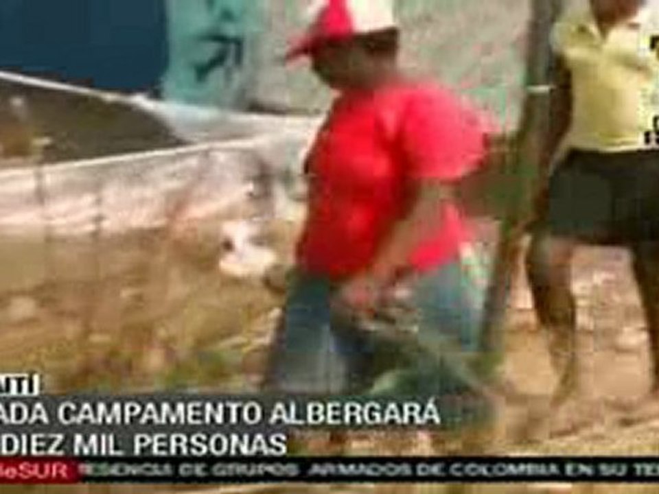 Aumentan campamentos para damnificados en Haití