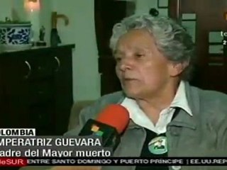 Madre pide a las FARC restos de su hijo