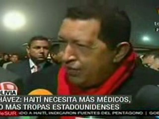 Insta Hugo Chávez a EE.UU. no manar mas tropas a Haití