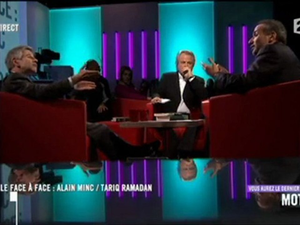 Tariq Ramadan Alain Minc, débat 2/2 | choc des civilisations