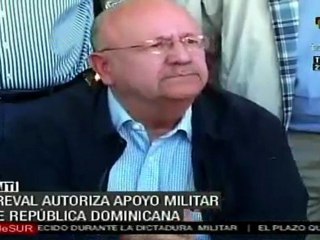 Haití: Preval autorizó despliegue militar de República Do