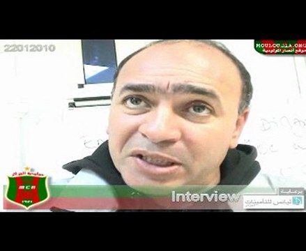 déclarations et interviews aprés match MCA 3-1CABBA