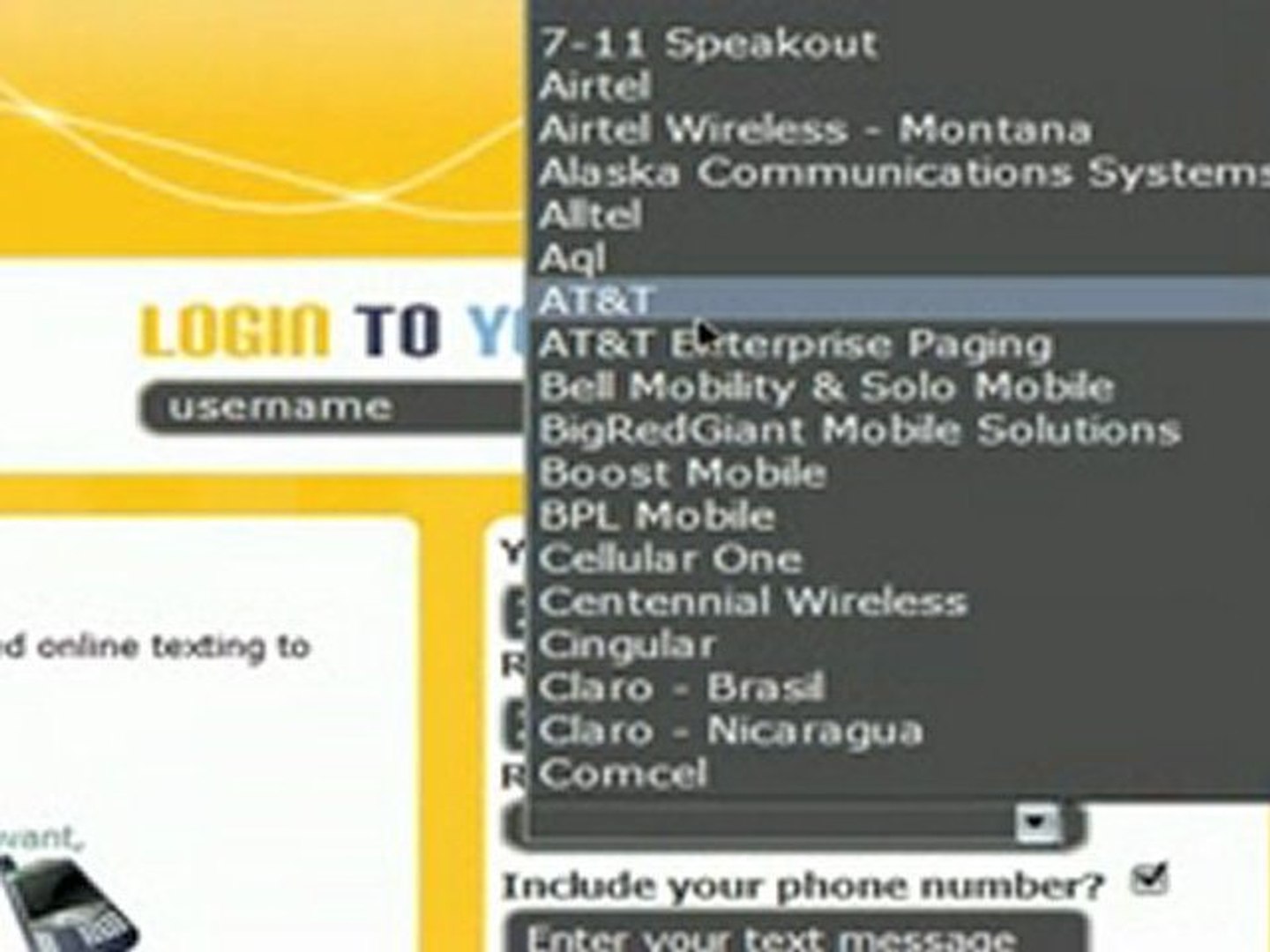 ⁣How to send a free online text message with ClickAText.com