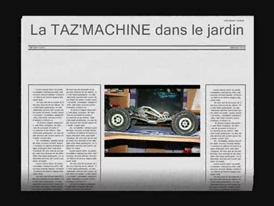 TAZ'Machine dans le jardin