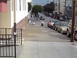 Two Little Dudes on Wheels