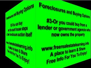 How To Buy Foreclosures And Your Options
