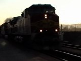 BNSF #791 W/ a Loaded Grain Train