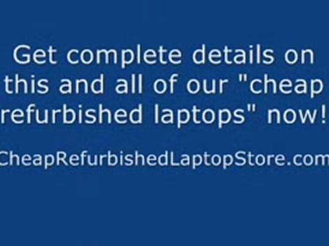 Cheap Refurbished Laptops - Dell Pentium 4 Notebook Computer
