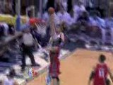 Andrei Kirilenko takes the pass, gets fouled and finishes wi