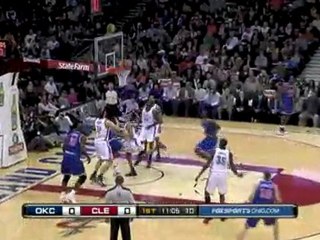 J.J. Hickson follows the miss with a big dunk.