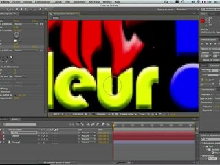 Un texte qui fond sous After-effects
