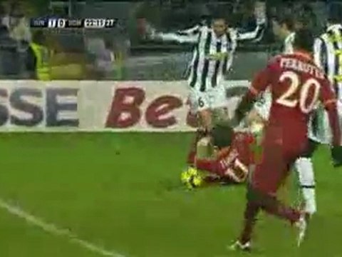 Juventus - Roma 1 -2 - SINTESI SKY Serie A 09/10 Gol