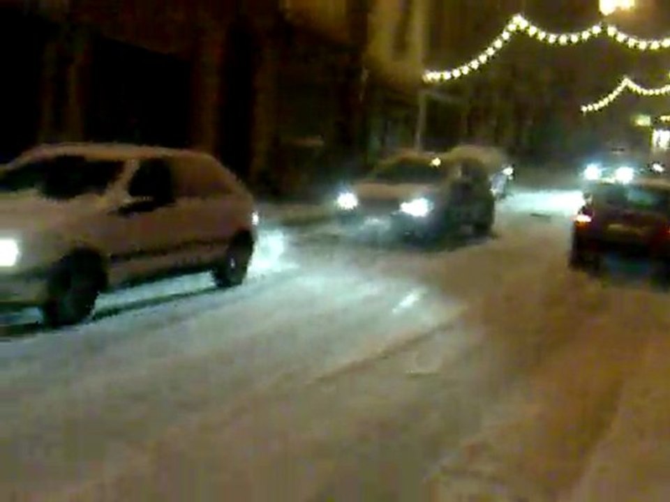 Neige à Toulouse en Janvier 2010