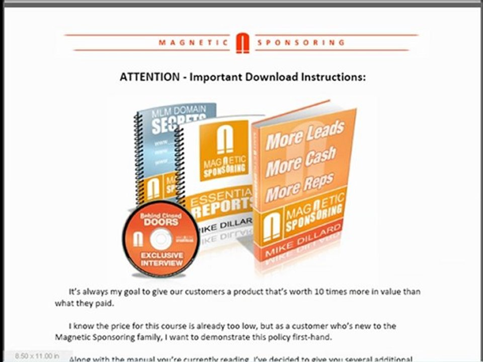 Magnetic Sponsoring Book Reviewed By Garen Thoms