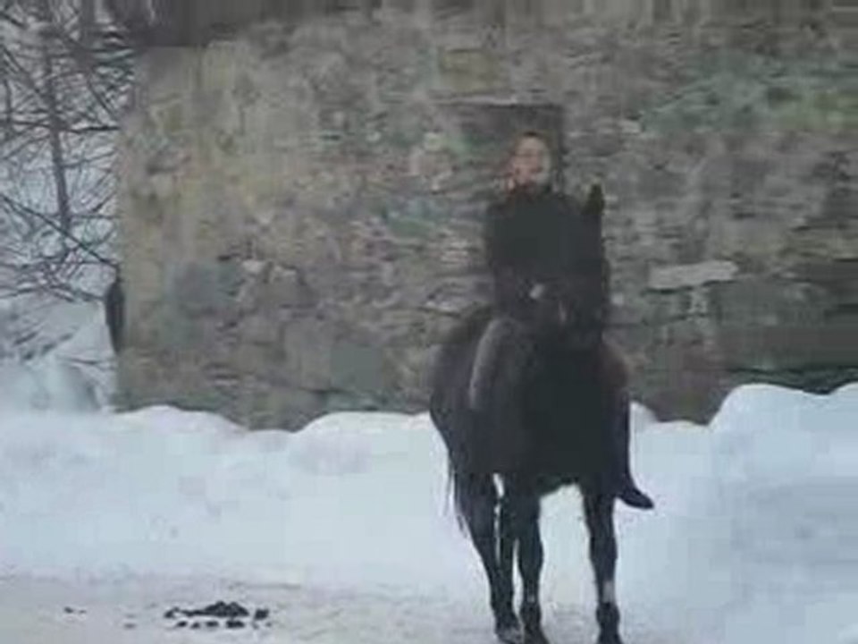 Premier trot avec Gipsy