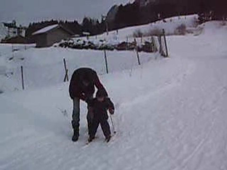 mon premier cour de ski