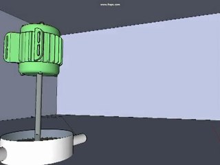 Barrage hydroéléctrique en 3D