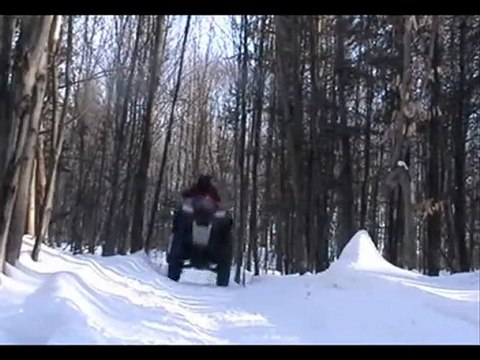 balade en quad au Québec le 23 janvier 2010