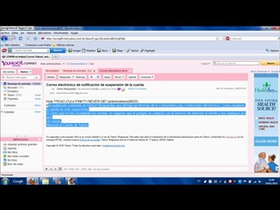 Recuperar cuentas de Yahoo!Respuestas
