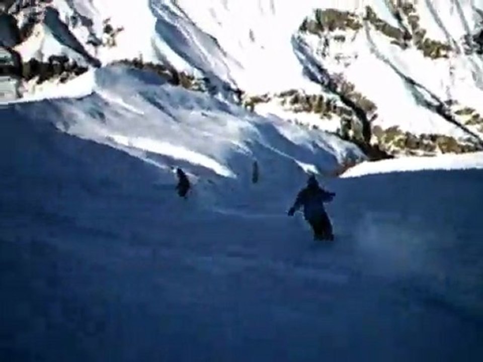 Snowboard à Auron Clémence/Boris/David