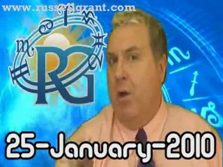 RussellGrant.com Video Horoscope Scorpio January Monday 25th