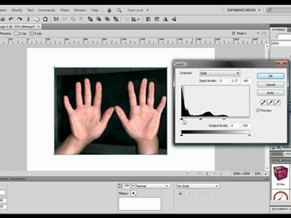 How To Color Correct Photos in Fireworks CS4 (HD)