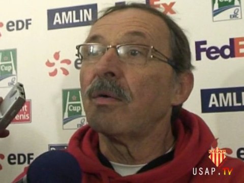 réaction après match USAP TREVISE