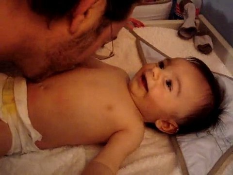 Grosse rigolade avec Papa