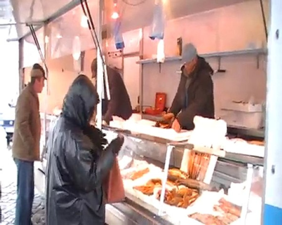 Fish Market in Hamburg of Germany