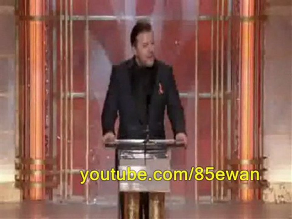 ricky gervais-golden globe 2010 pt 1