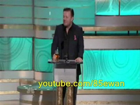 ricky gervais-golden globe 2010 pt 2