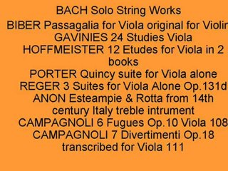 Viola Solo Sheet Music