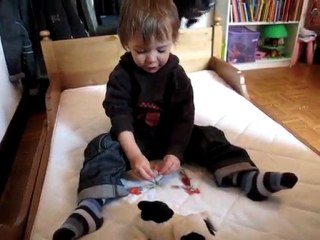 Maria et Gaël jouent aux Winx (17 janvier 2010)