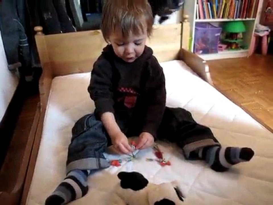 Maria et Gaël jouent aux Winx (17 janvier 2010)