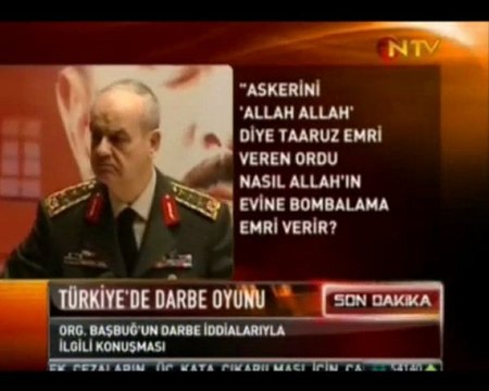 İlker Başbuğ taraf balyoz yalanı ve cami bombalama iftirası