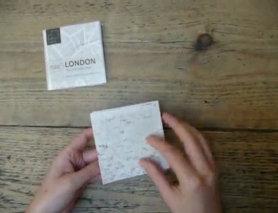 Une carte papier de Londres "zoomable"