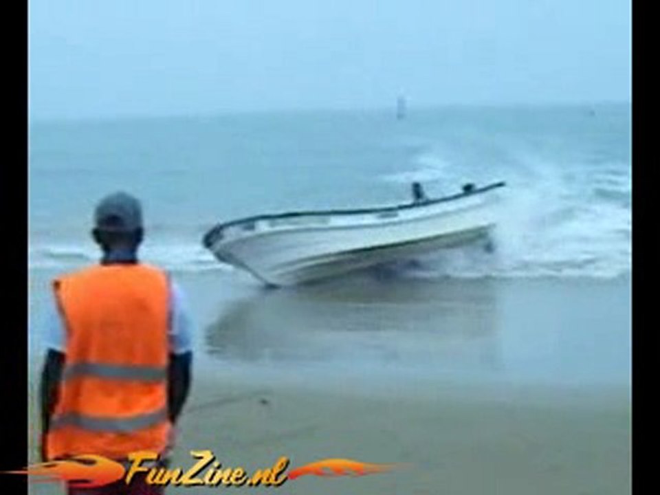 Régis chute de son bateau